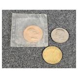 Abraham Lincoln Inauguration Token, 1980 Kennedy