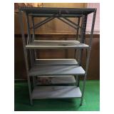 Metal 5 Shelf Unit x2