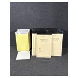 Notepads, Sales Receipt Books