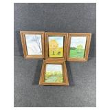 Small Handpainted Landscape Paintings