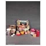 Candles, Holiday Decor