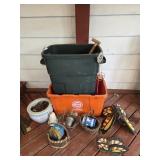 Trash Bin, Baskets, Decor