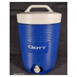 2 Gallon Blue Beverage Dispenser