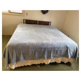 King Size Bed Frame W/ Bedding