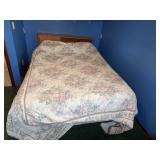 Full Size Bed Frame W/Bedding