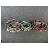Assorted Insulated Wire Pieces &  3 Prong Electric