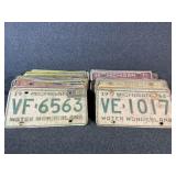 Assorted Old License Plates- MI,CA,NM,FL