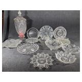 Fostoria, Anchor Hocking Crystal dishes