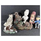 Ceramic Shelf Knick Knacks and Figurines