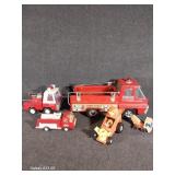 Erlt Firetruck, Buddy L Firetruck, Tonka Firetruck