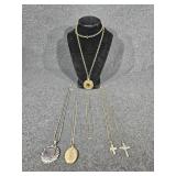 Gold Tone and Silver Tone Necklaces