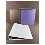 Three Ring Binders (8)