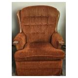 Orange Swivel Chair