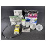 Assorted Lightbulbs, Tall Kitchen bags, Wiring