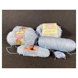 Various Blue Baby Yarn