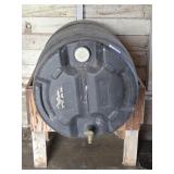 Black Water Barrel with Stand and Spigot