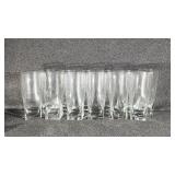 Clear Cooler/Highball Glasses Square Base (12)