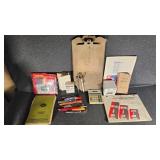 Sharpies,Solar Calculator, Compass, Markers