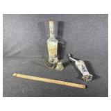 Can o Matic, Pewamo Elevator Ruler, Glass Bottle