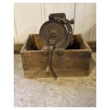 Wooden Create w/ Cast Iron Easy Sheller