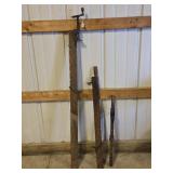 Antique Wooden Bar Clamps(3)