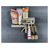 Air Powered Caulk Gun, Caulk