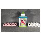 Cardinal Decorative Lantern, Napkin Rings