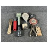 Scrapers, Measuring Tapes, Siding Tool, Chalk Line