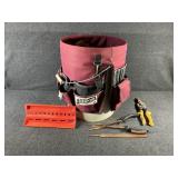 5 Gallon Bucket Tool Organizer, Leather Tool Belt