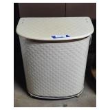 Pearl Wick Laundry Hamper W/ Linens