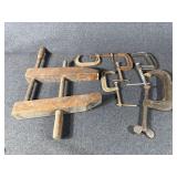 C-Clamps (7) Wooden Clamp