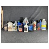 Various Oil Products (Black Lines Are How Full