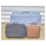 Blue American Tourister Luggage Set, Black L