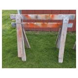 Wooden Sawhorses