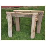 Wooden Sawhorses