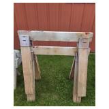 Wooden Sawhorses