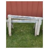 Wooden Sawhorses