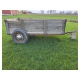 Single Axle Wooden Trailer