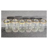 Canning Jars W/Bands 1QT (6)