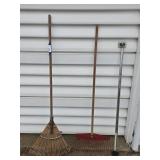 Bamboo Rake, Metal Rake, Metal Rod