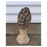 Concrete Morel Mushroom Decor