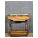 Jenny Lind Style Spool Leg Console Table