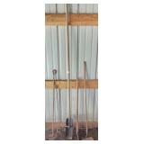 Small Scythe, Garden Hoe, Trenching Spade