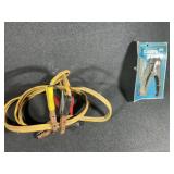 Jumper Cables, 400 Amps Copper Coated Clamp