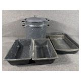 Enamel Pot, Casserole and Loaf Pans