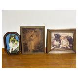 Girl w/ Dog, Lassie Prints, Christ at the Door