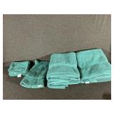 Green Towels,Hand Towel & Wash Clothes