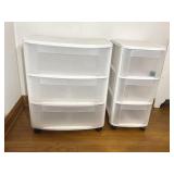 Sterilite Storage Containers on Wheels