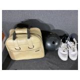 Brunswick Black Diamond Bowling Ball & Case