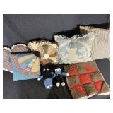 Decorative Pillows,Handmade Faceless Folk Art Doll